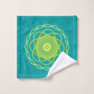 Mandala Radiante - Dessin Géométrique Sarcelle et