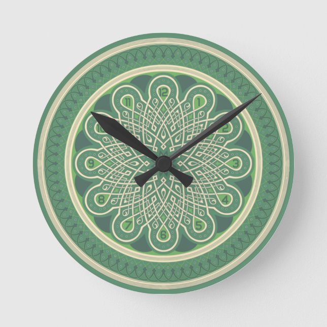 Mandala Round Clock (Front)