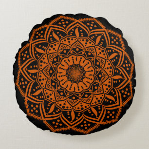 Mandala Round Coussin