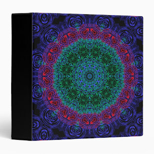 Mandala round kaleidoscope ornamental decoration c binder