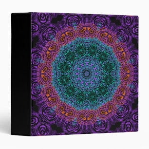Mandala round kaleidoscope ornamental decoration c binder
