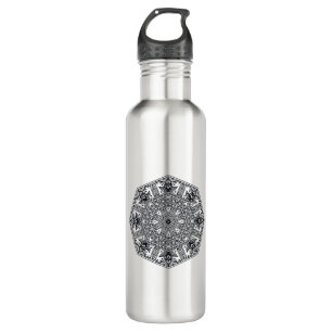 Mandala Round Ornament 710 Ml Water Bottle