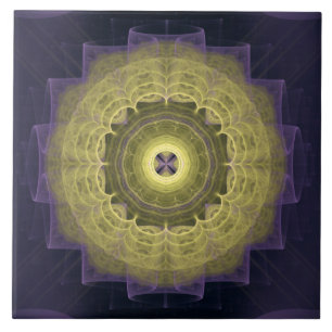 Mandala round pattern tile