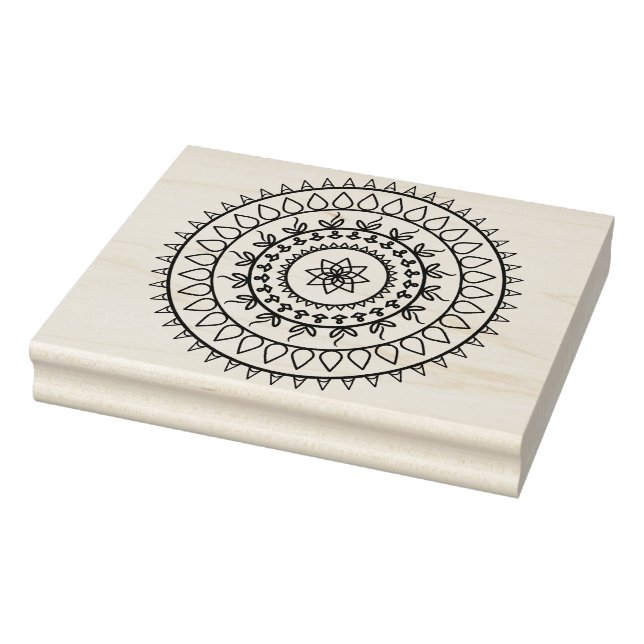 Mandala Rubber Stamp (Stamp)