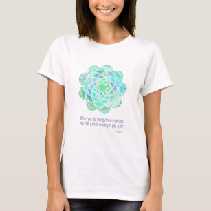 Mandala Rumi Joy Quote T-Shirt