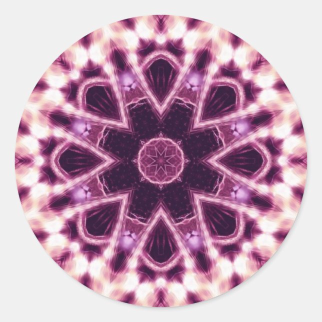 Mandala Sacred Circles #002 Classic Round Sticker (Front)