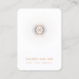 *~* Mandala Sacred Geometry Alchemy Shaman Business Card