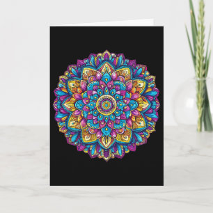 Mandala Sacred Geometry Meditation  Card
