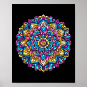 Mandala Sacred Geometry Meditation Poster