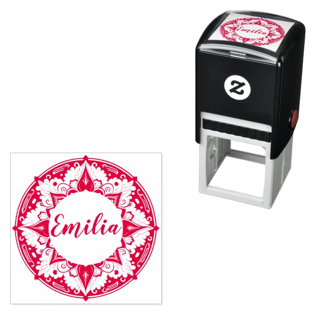 Mandala Self-inking Stamp (In Situ)