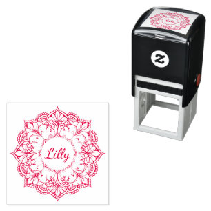 Mandala Self-inking Stamp