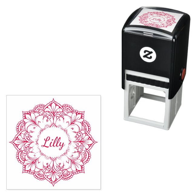 Mandala Self-inking Stamp (In Situ)