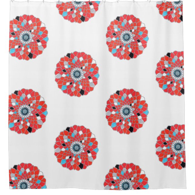 Mandala Shower curtain  (Front)