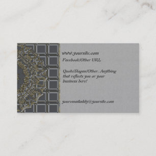 Mandala Silver Introduction Card