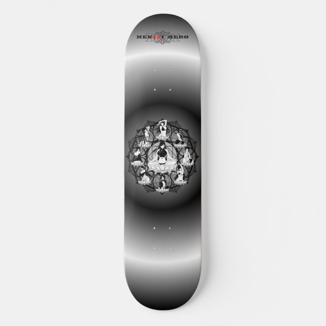 Mandala Skateboard (Front)