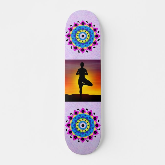 Mandala Skateboard (Front)