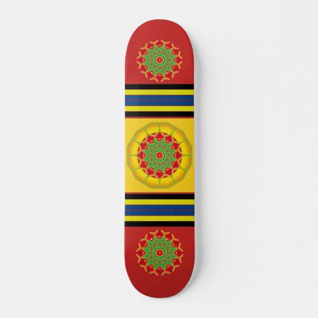 Mandala Skateboard (Devant)