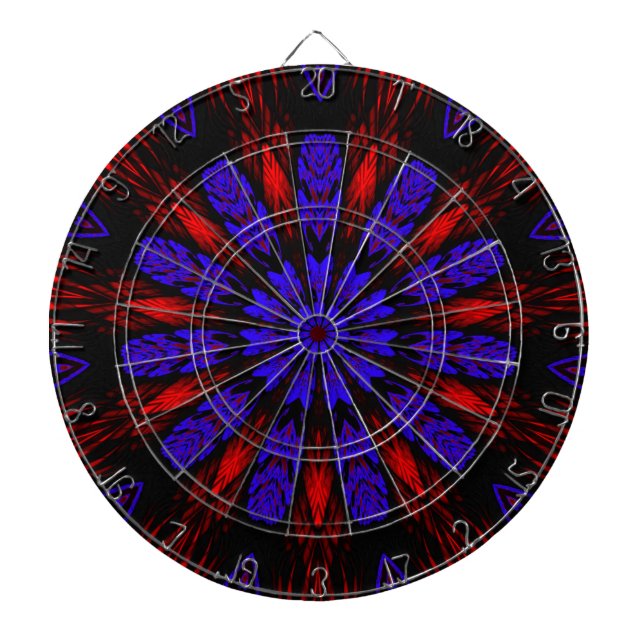 Mandala Southwestern Hippie Boho Chic Bohemian Dartboard (Front)