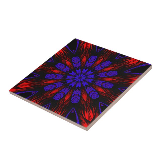 Mandala Southwestern Hippie Boho Chic Bohemian Tile (Side)