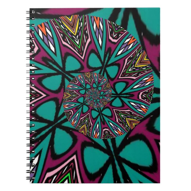  Mandala Spiral design Notebook (Front)
