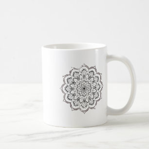 Mandala Spiritual Distressed Peace Boho Yoga Spiri Coffee Mug