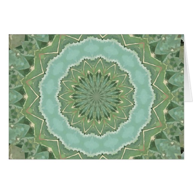 Mandala succulent (Devant horizontal)