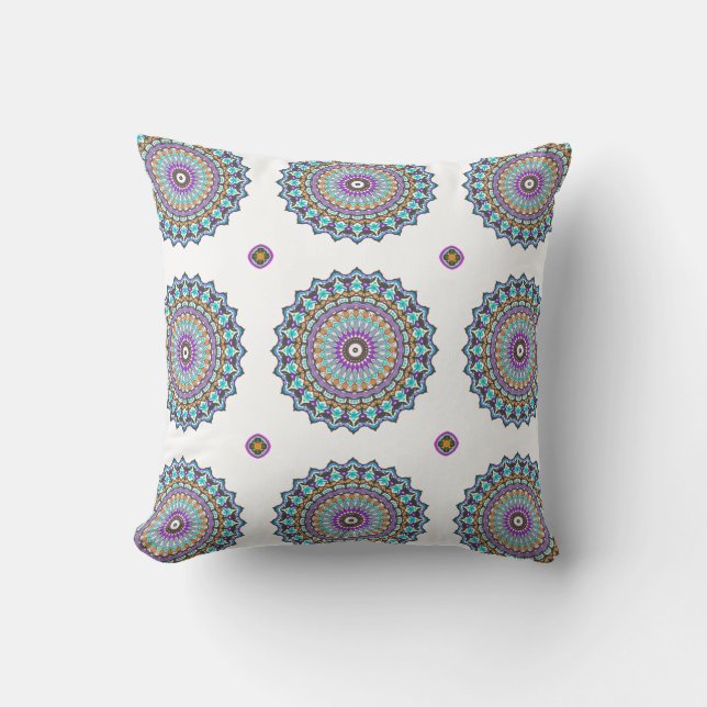 Mandala Throw Pillow (Front)