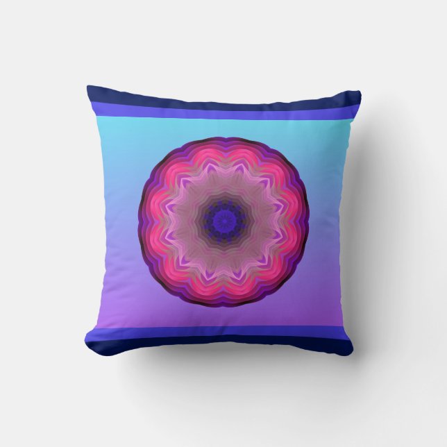 Mandala Throw Pillow (Front)