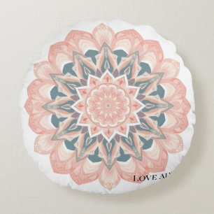 Mandala Throw Pillow – Arabesque Design 