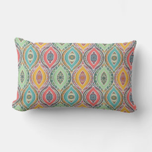 Mandala Tile Pattern Lumbar Pillow