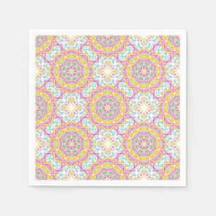 Mandala Tile Pattern Napkin