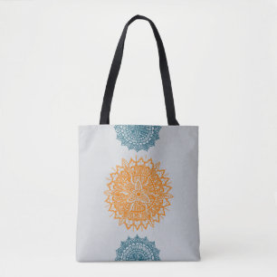Mandala Tracery Ornament Tote Bag
