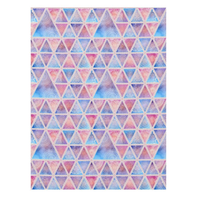 Mandala Triangle Pattern Tablecloth (Front)