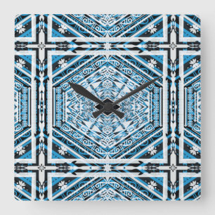 Mandala Tribal Nouveau Wall Clock