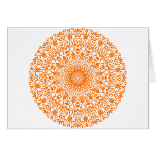 Mandala Tribal Orange