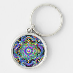 Mandala Universe Colours Keychain