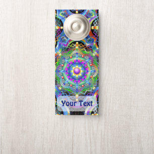Mandala Universe Psychedelic Colours Door Hanger