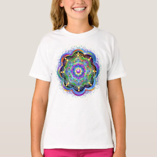 Mandala Universe Psychedelic Colours T-Shirt
