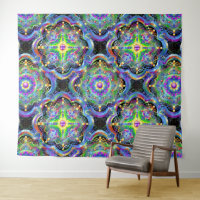 Mandala Universe Psychedelic Colours