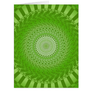 Mandala vert Soleil