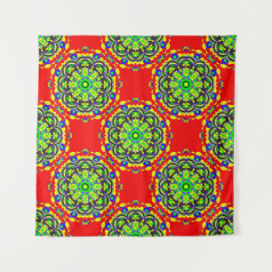 mandala vintage tribal seamless pattern illustrate tapestry