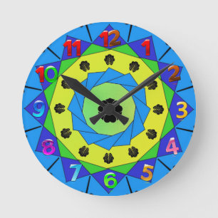 Mandala Wall Clock