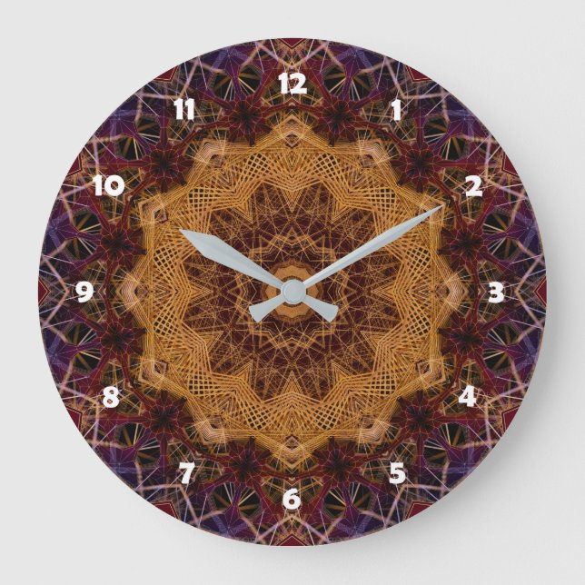 Mandala Wall Clock (Front)