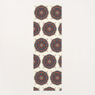 Mandala-White Yoga Mat