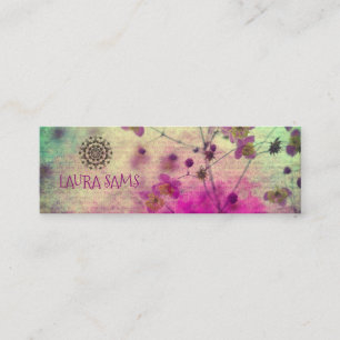 Mandala Wildflower Feminine Profile Card