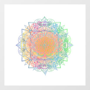 Mandala Window Cling