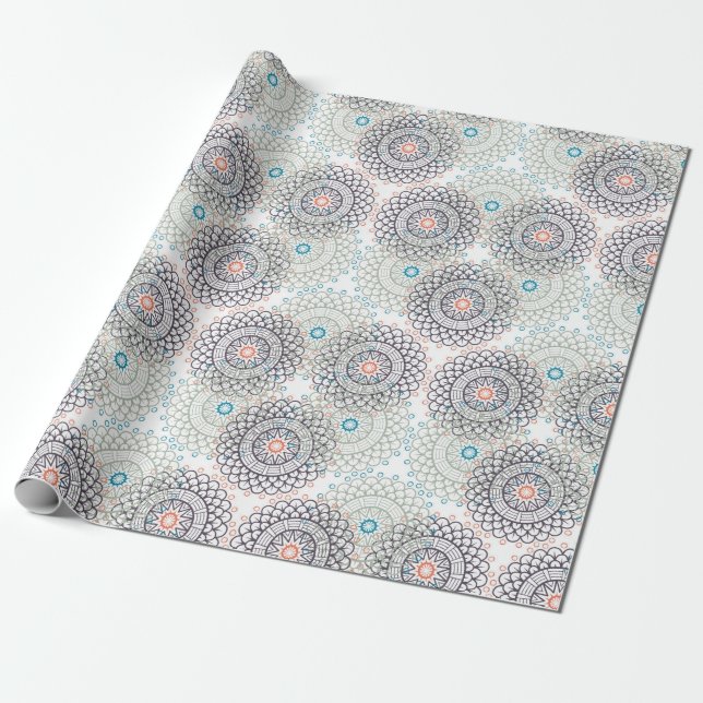 Mandala Wrapping Paper (Unrolled)