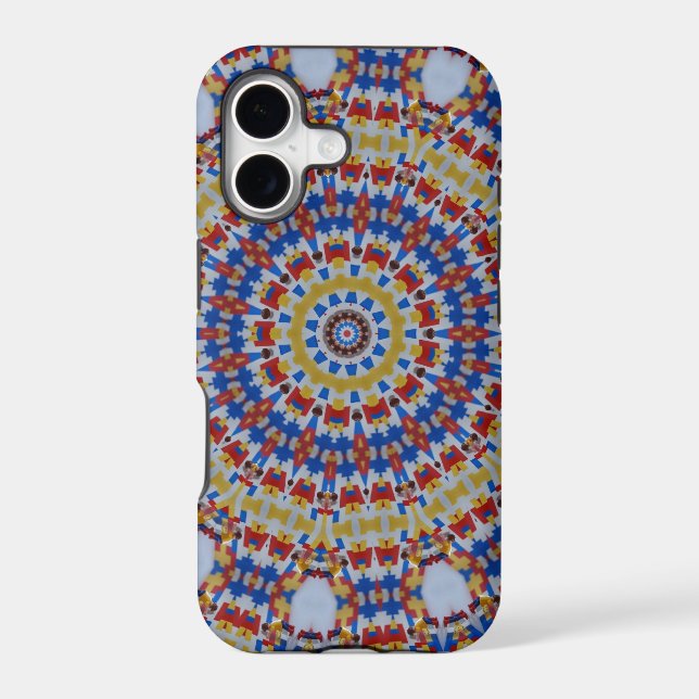 Mandala yellow blue (Back)