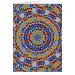 Mandala yellow blue