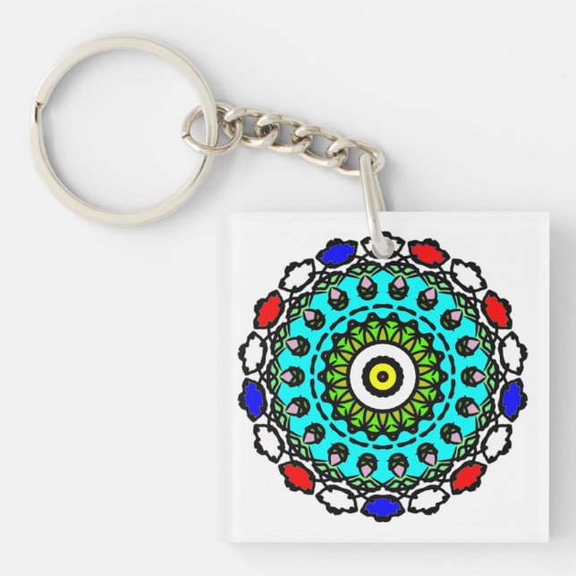 Mandala Zen Turquoise (Devant)